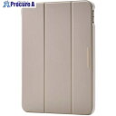 ELECOM iPad11インチ A16用フラップケース CHICSTYLE 背面クリア グレージュ TB-A25RWVJM3GB 1個 ■▼703-1927