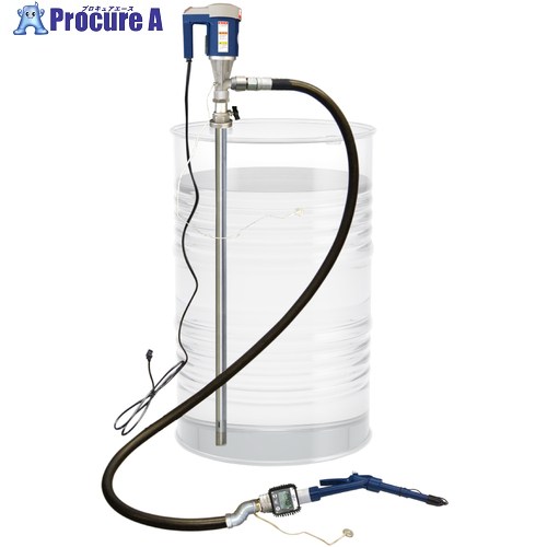 アクアシステム 流量計付きドラム缶用ポンプ(手元メーター) TDP1-NK24 1台 ■▼582-6625