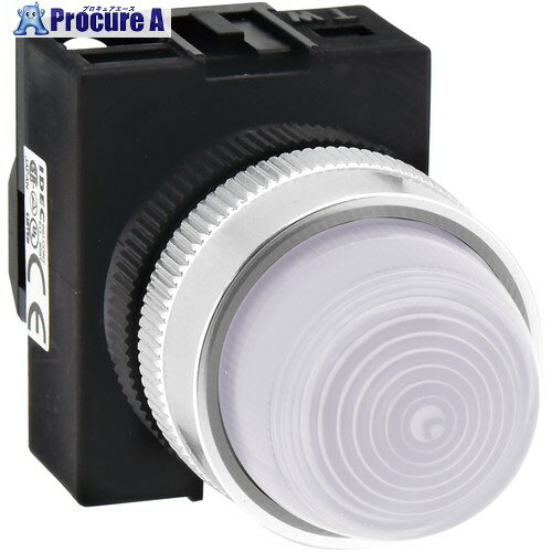 IDEC Φ22表示灯 白 ピュアホワイト AC200/220V APW2QMDPW 1個 ■▼704-8115 【送料都度見積】