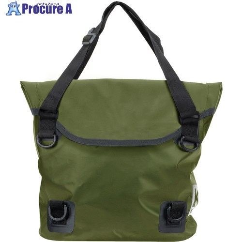 カジメイク 9113 防水トートバッグ 20L オリーブ 9113-58-20L 1個 ■▼707-9077 ※個人宅様送り不可