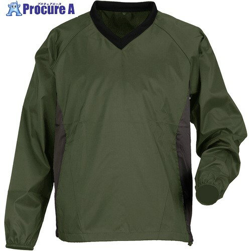 カジメイク 2282 防風ストレッチピステ ヤッケ グリーン LL 2282-56-LL 1着 ■▼710-3028 ※個人宅様送り..