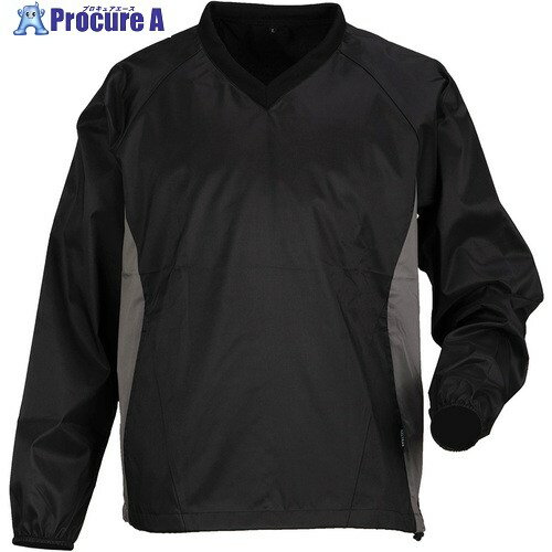 カジメイク 2282 防風ストレッチピステ ヤッケ ブラック 3L 2282-91-3L 1着 ■▼710-3036 ※個人宅様送り..