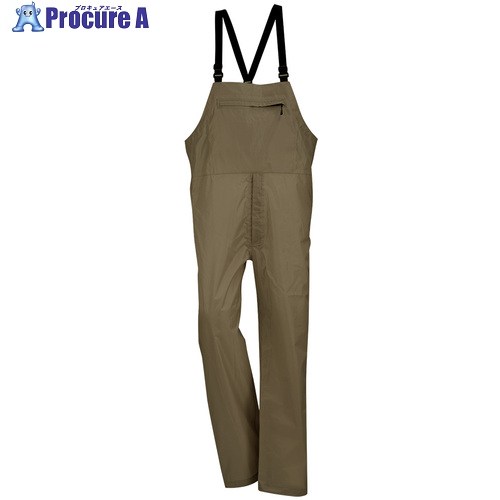 カジメイク 3215 防水サロペット ダークブラウン LL 3215-18-LL 1着 ■▼710-3052 ※個人宅様送り不可