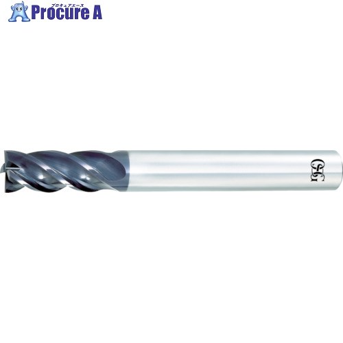 OSG 超硬スクエアエンドミル FXコート4刃ショート(防振型多機能) 刃径6mm 刃長13mm 全長60mm 8529060 UP-PHS-6(8529060...