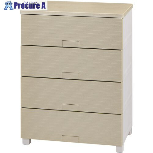 TENMA フィッツチェスト ウッド 6504 ベージュ 110016072 1台 ◇▼707-8991