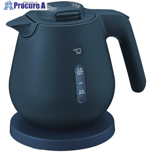 ZOJIRUSHI 【2025年10月上旬発売予定】 電気ケトル 0.8L ソフトブラック CK-DC08-BM 1本 ▼709-9642