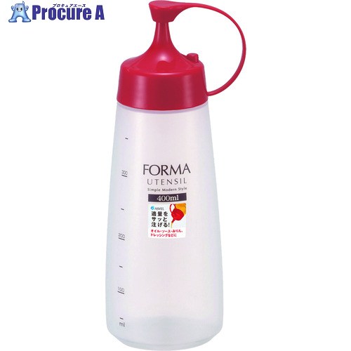 FORMA フォルマ 調味料ボトル 細口(大)レッド 214127 1個 ▼128-0507
