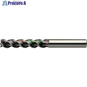 ユニオンツール DLCCOAT3枚刃アルミ加工用スクエアDLC-ALES 外径8×刃長24×全長70×シャンク径8 DLC-ALES3080-2400(259-...