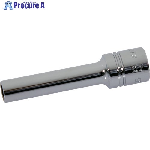 nepros 6.3sq.ディープソケット(六角) 対辺寸法5mm 差込角6.35mm NB2L-05 1個 ▼807-0249