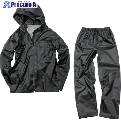 Makku いぶし銀レインスーツ2 ブラック M AS41001I 1着 ▼696-5252