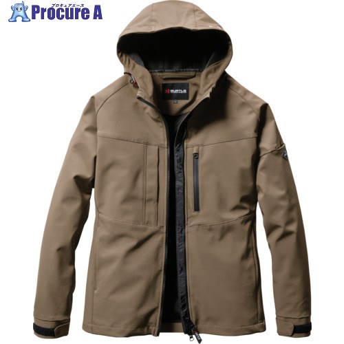 BURTLE フーディジャケット821-23-XLカーキ 821-23-XL 1着 ■▼694-1868 【送料都度見積】