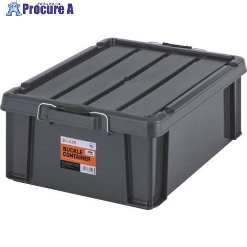 IRIS 299269 バックルコンテナ BL-43R チャコールグレー BL43RH 1個 ▼629-2176