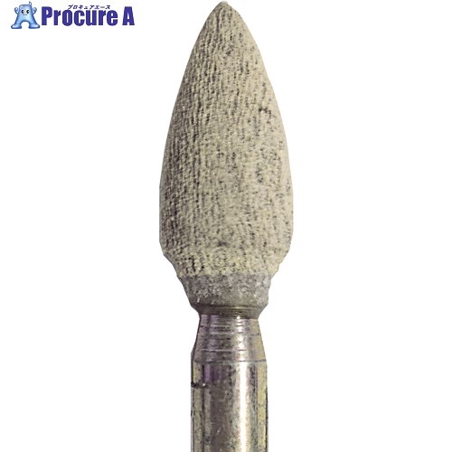 NRS 軸付砥石 コットンポインター 外径9.5×幅19.1×軸径6mm 砥粒A A52 #80 S(ソフト) 5本入 CPTA52A80S 5本 ■▼730-4081※個人宅様送り不可