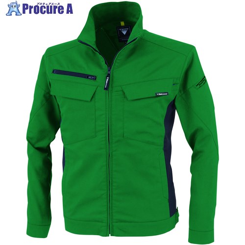 XEBEC 長袖ブルゾン1514-60-S グリーン 1514-60-S 1着 ■▼696-8908 【送料都度見積】