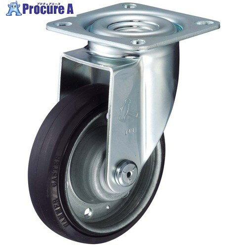 ハンマー 軽量キャスター 旋回式ゴム車輪 125mm 4202S-1R125 1個 ▼342-2411