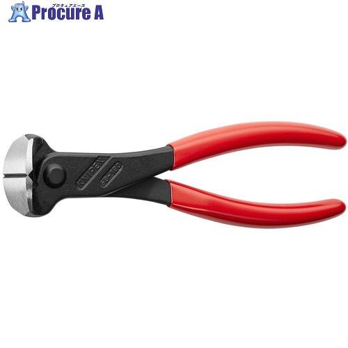KNIPEX エンドカッティングニッパー 180mm 6801-180 1丁 ▼833-8905