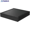 タカチ 縦型ヒートシンク式アルミサッシケース ブラック HY44-23-23BB 1台 ■▼196-5367