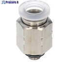 PISCO チューブフィッティングPP/SUS304 PPC1/4-M5SUS 1個 ■▼558-0999 【送料都度見積】