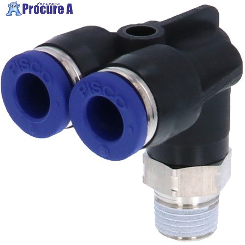 PISCO チューブフィッティングSUS304 PAX6-01SUS 1個 ■▼558-1035 【送料都度見積】