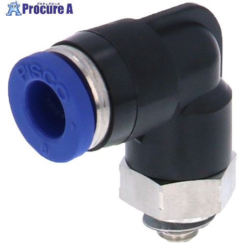 PISCO チューブフィッティングSUS304 PL6-M5SUS 1個 ■▼558-2574 【送料都度見積】