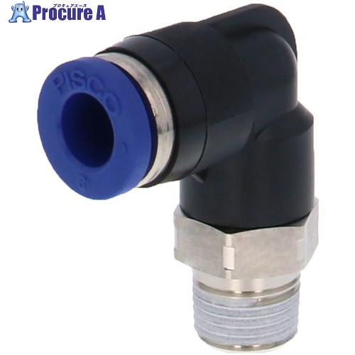 PISCO チューブフィッティング チューブフィッティングSUS304 エルボ チューブ径:6 ネジ径:R1/8 PL6-01SUS 1個 ■▼558-5806...