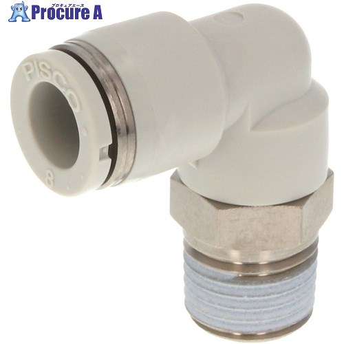 PISCO チューブフィッティング PL6-03W 10個 ■▼558-7303 【送料都度見積】