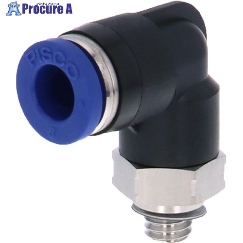 PISCO チューブフィッティングSUS304 PL6-M6SUS 1個 ■▼558-8872 【送料都度見積】