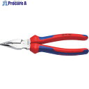 KNIPEX ニードルノーズペンチ コンフォートハンドル クロムメッキ仕上げ 185mm 0825-185 1丁 ▼657-0583