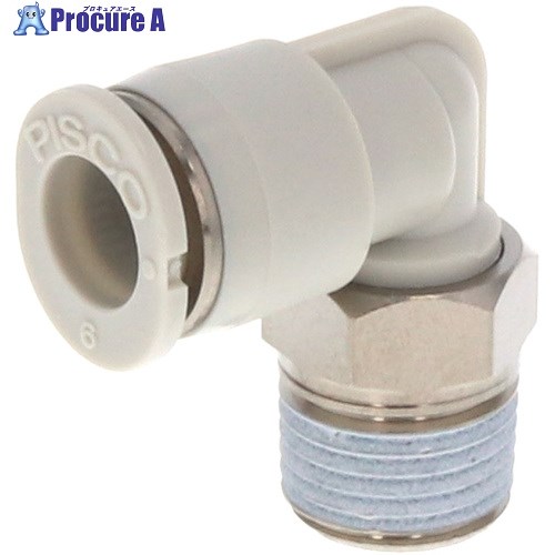 PISCO チューブフィッティングミニ PL6-02MW 10個 ■▼560-0002 【送料都度見積】