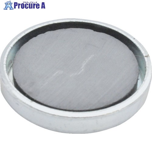 TRUSCO キャップ付フェライト磁石 丸形 外径36mmX厚み7.5mm 1個入 TFC36R-1P 1個 ▼415-1941(3)