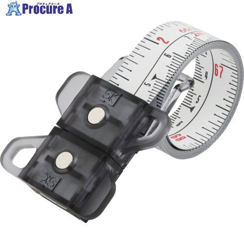 SK スパイラルメジャー 尺相当目盛 グレー SMT-1920SGY 1個 ▼610-0457