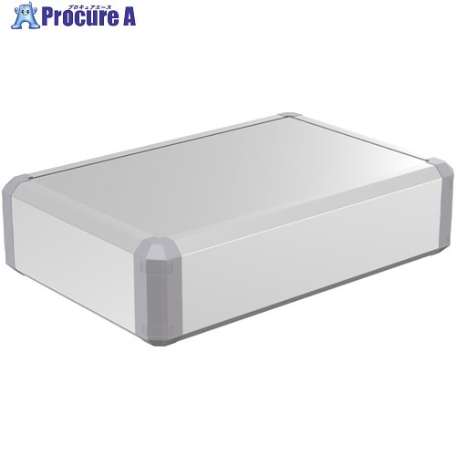 タカチ アルミボックス W300×H75.4×D200 シルバー/グレー FC8-30-20GS 1台 ■▼850-2987