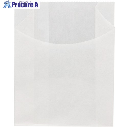 HEIKO NF耐油ポテト袋 白無地 004180400 1パック ■▼697-6909 【送料都度見積】