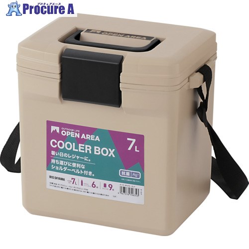 IRIS 202872 クーラーボックス 7L ベージュ CL-7 1個 ▼669-0091