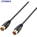 ELECOM アンテナケーブル/SーS型/3m/ブラック AV-ATSS30BK 1本 ■▼537-8851【代引決済不可】