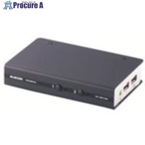 ELECOM パソコン切替器/DVI対応/BOX型/2ポート KVM-DVHDU2 1個 ■▼539-4112【代引決済不可】