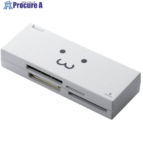 ELECOM メモリリーダライタホワイト MR-C23WHF1 1個 ■▼540-6129