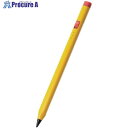 ELECOM タッチペン 鉛筆型 三角軸 充電式 iPad専用 磁気吸着 USB-C充電 イエロー P-TPACAPEN02YL 1本 ■▼544-9787