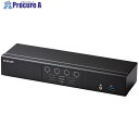 ELECOM パソコン切替器(KVM) HDMI 4ポート KVM-NHUS4 1台 ■▼654-4730