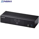 ELECOM パソコン切替器(KVM) HDMI 2ポート KVM-NHUS2 1台 ■▼654-4731