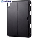 ELECOM iPad 第10世代用ソフトケース スタンド付き Apple Pencil収納 ブラック TB-A23RUCSTBK 1個 ■▼654-8021