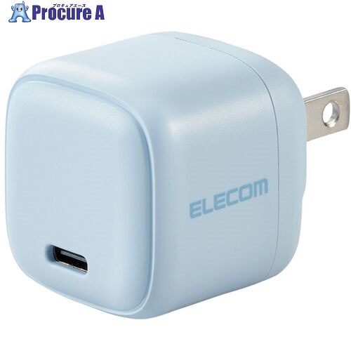 ELECOM AC充電器 スマホ・タブレット用 USB PD 20W USB-C1ポート ブルー MPA-ACCP7320BU 1個 ■▼675-9700 ELECOM AC充電器 スマホ・タブレット用 USB PD 20W USB-C1ポート ブルー MPA-ACCP7320BU 1個 ■▼675-9700