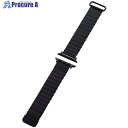 ELECOM Apple Watch 49/45/44/42mm用バンド ソフトレザー マグネット ブラック AW-45BDLMAGBK 1本 ■▼685-07...
