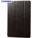 ELECOM iPad 第9/8/7世代用フラップケース 背面クリア ブラック TB-A19RWVBKN 1個 ■▼685-0780(2)