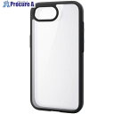 ELECOM ハイブリッドケース iPhone 16e用 背面クリア TOUGH SLIM 360度保護 ブラック PM-A25STS3BK 1個 ■▼690-...