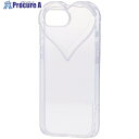 ELECOM ソフトケース iPhone 16e用 ハートフレーム Meliano クリア PM-A25SUCHCR 1個 ■▼691-4264
