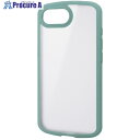 ELECOM タフスリムライトケース iPhone 16e用 フレームカラー 背面クリア シルキークリア グリーン PM-A25STSLFCSGN 1個 ■▼6...