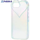 ELECOM ソフトケース iPhone 16e用 ハートフレーム Meliano クリアオーロラ PM-A25SUCHACR 1個 ■▼691-4274