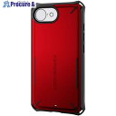 ELECOM ハイブリッドケース iPhone 16e用 ZEROSHOCK Solid Plus レッド PM-A25SZEROSPRD 1個 ■▼691-4278