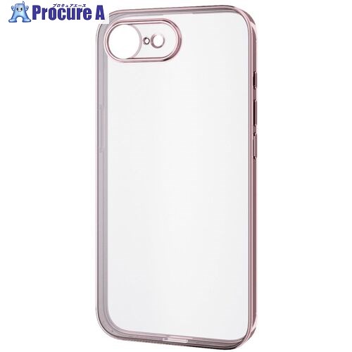 ELECOM ソフトケース iPhone 16e用 極限保護 メタリック加工 メタリックピンク PM-A25SUCTMKPN 1個 ■▼691-4300